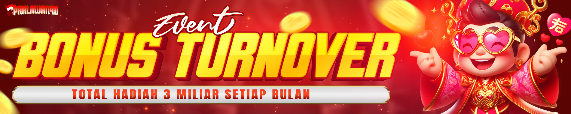 Event Turnover Pahlawan4D Total Hadiah 3 Milyar Rupiah